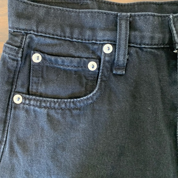 RAG & BONE SOFIE WIDE LEG HIGH RISE BLACK JEANS SZ 25 - Picture 14 of 15